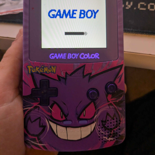 Gengar Gameboy Colour Funny Playing IPS Screen