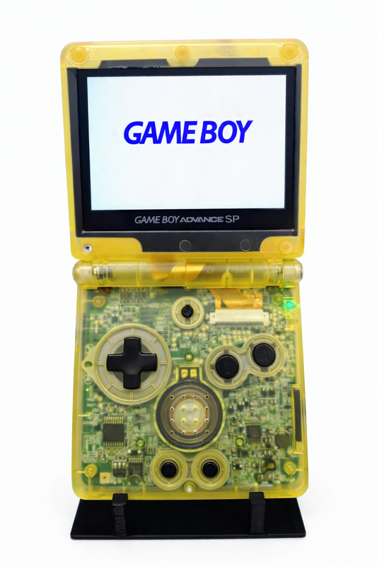 Pikachu Gameboy Advance SP IPS Modded Screen